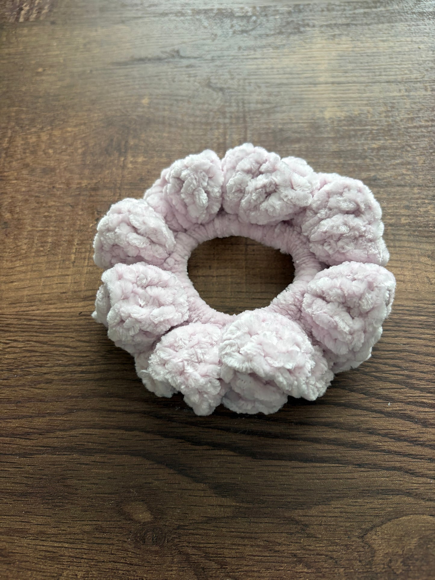Lavender Fog Velvet Scrunchie
