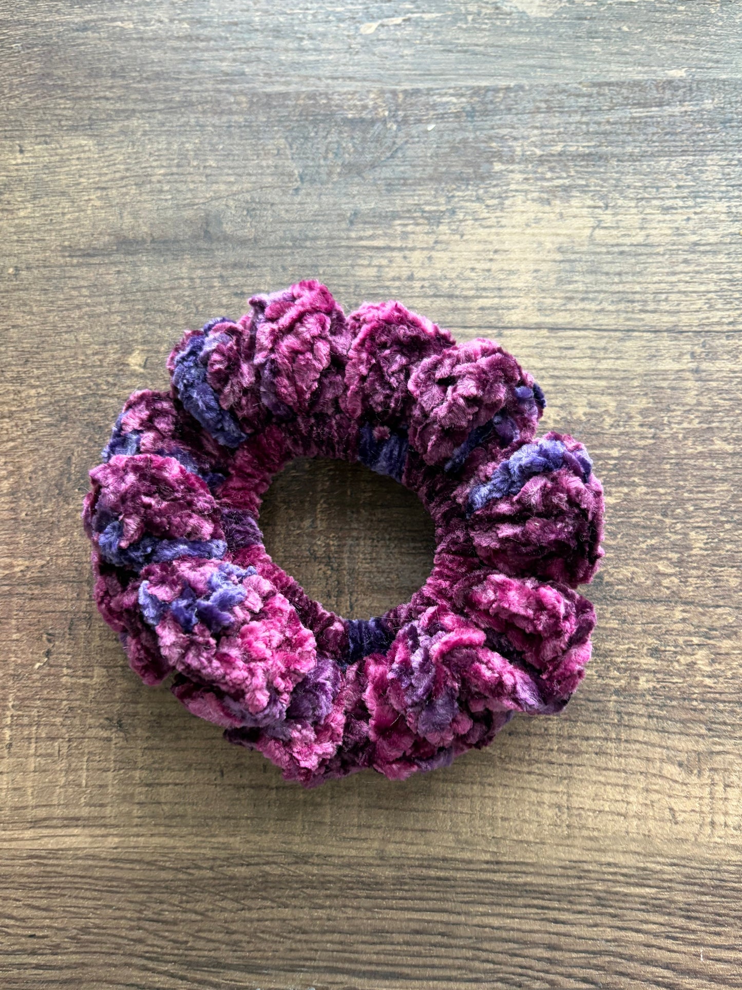 Burgundy Velvet Scrunchie